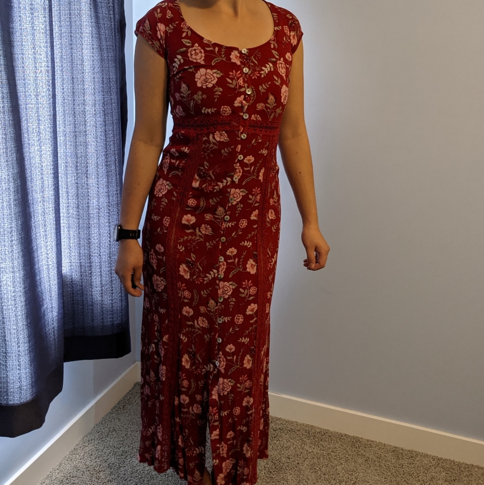 Long Red Dress
